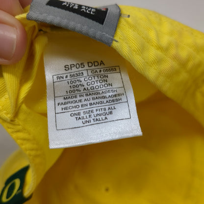 Nike Oregon Ducks NCAA Yellow Green One Size Cap Hat Adjustable Slideback Logo