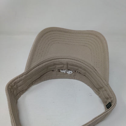 Roanoke VA Slideback Visor Hat Tan One Size Embroidered Legacy