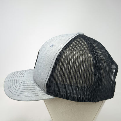 Richardson Trucker Hat Gray One Size Mesh Back Snapback Boise State Alumni Mgmt