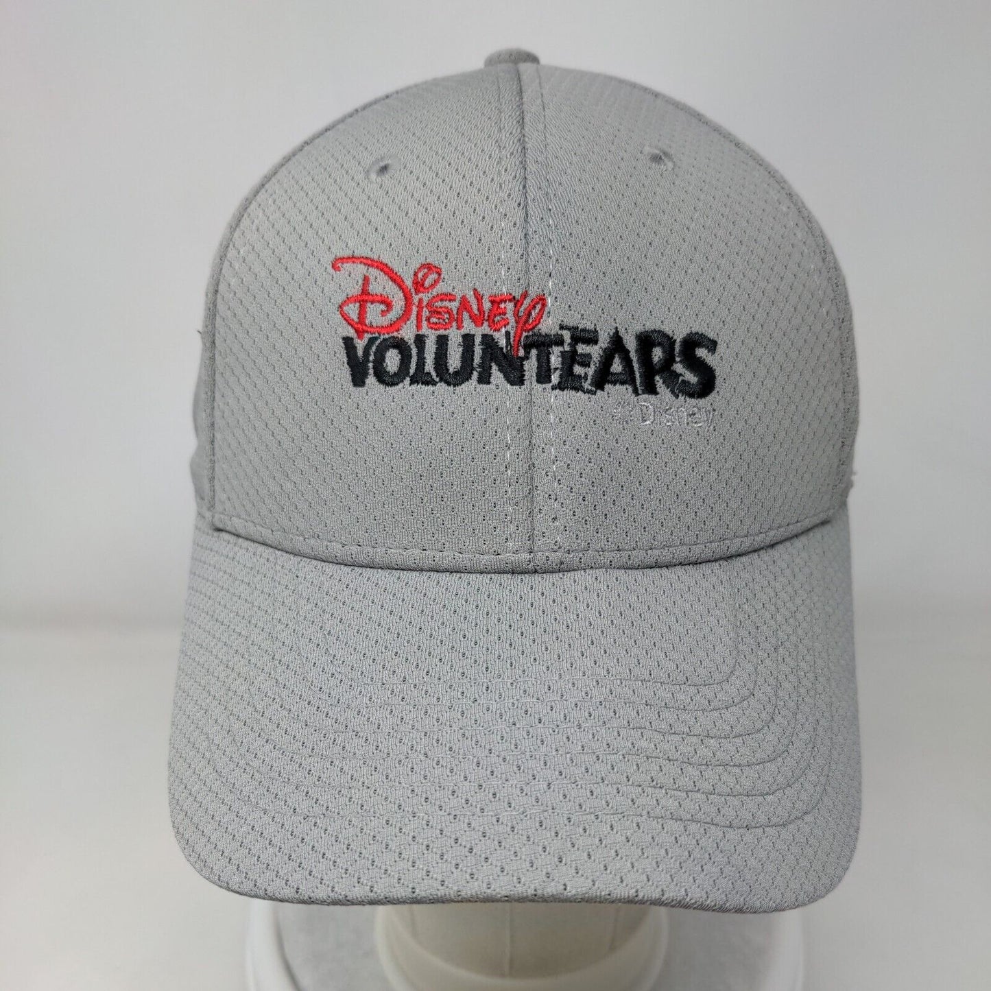 Disney Voluntears Strapback Hat Gray OSFA Adjustable Embroidered W/Tags