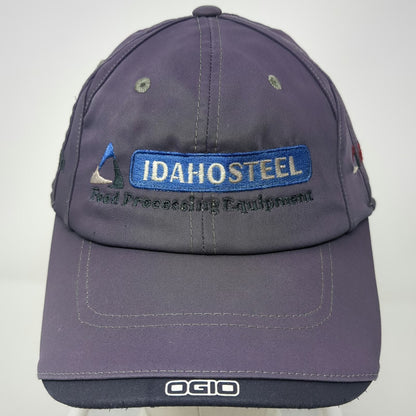 OGIO Baseball Cap Purple One Size Idaho Steel Reyco Kiremko Logo Slideback Hat