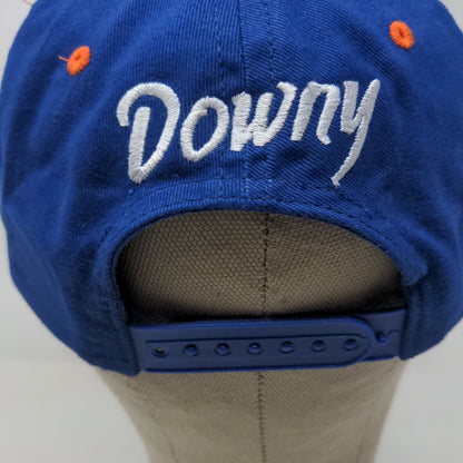 Tide Racing Men's Snapback Hat Blue OSFA Embroidered #32 Downy Logo