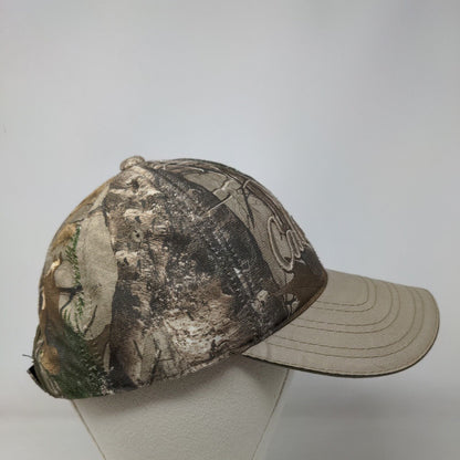 Cabela's Strapback Hat Camouflage One Size Embroidered Adjustable Q3