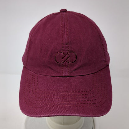Infinity Slideback Hat Red One Size Adjustable Solid 6 Panel Outdoor