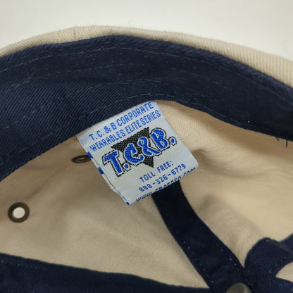 T.C & B Slideback Hat Beige One Size Solid Adjustable Blank Outdoor