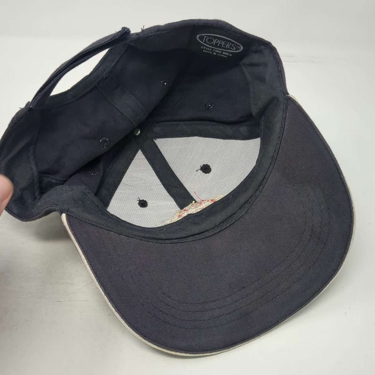 Toppers Somerset Firefighters Golf Tournament 2004 Gray Baseball Cap OSFM Hat