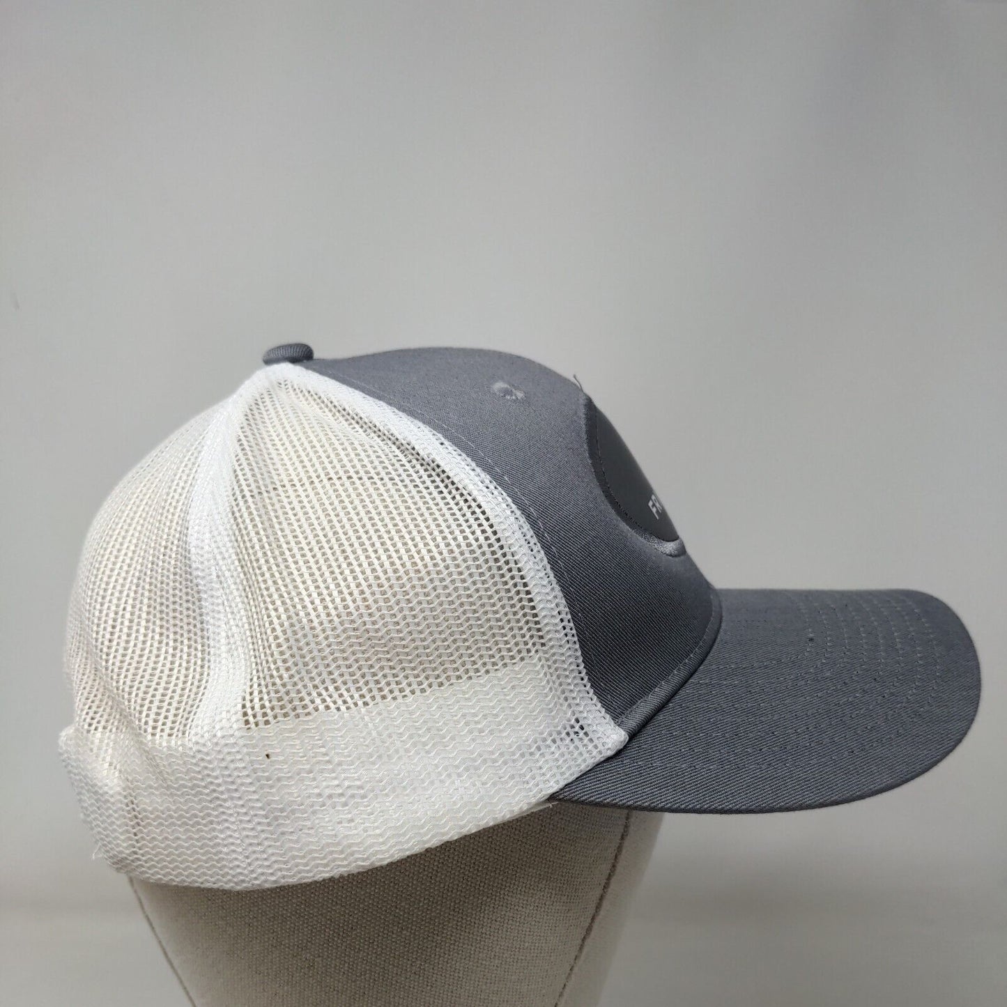 Friedrich 1883 Snapback Mesh Back Trucker Hat Gray One Size Colorblock