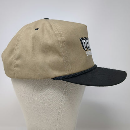 Mad Hatters Inc 5 Panel Beige Black One Size Prime Inc Trucking Rope Hat