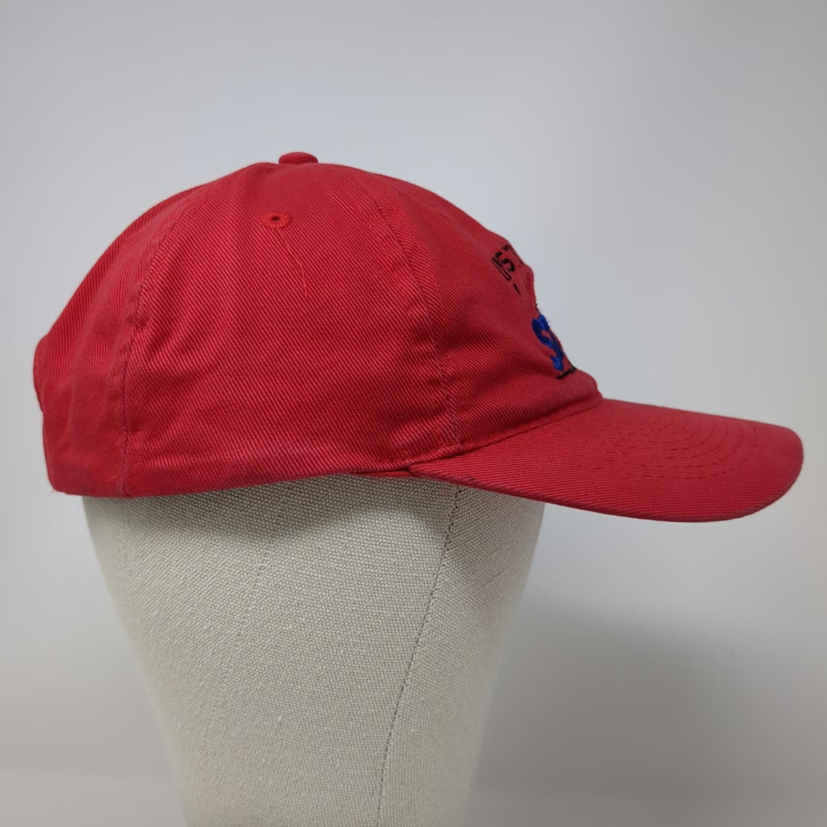Otto Baseball Cap Red One Size Idaho STAR Motorcycle Instructor Strapback Hat