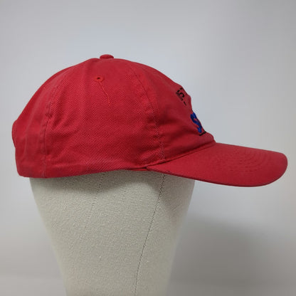Otto Baseball Cap Red One Size Idaho STAR Motorcycle Instructor Strapback Hat