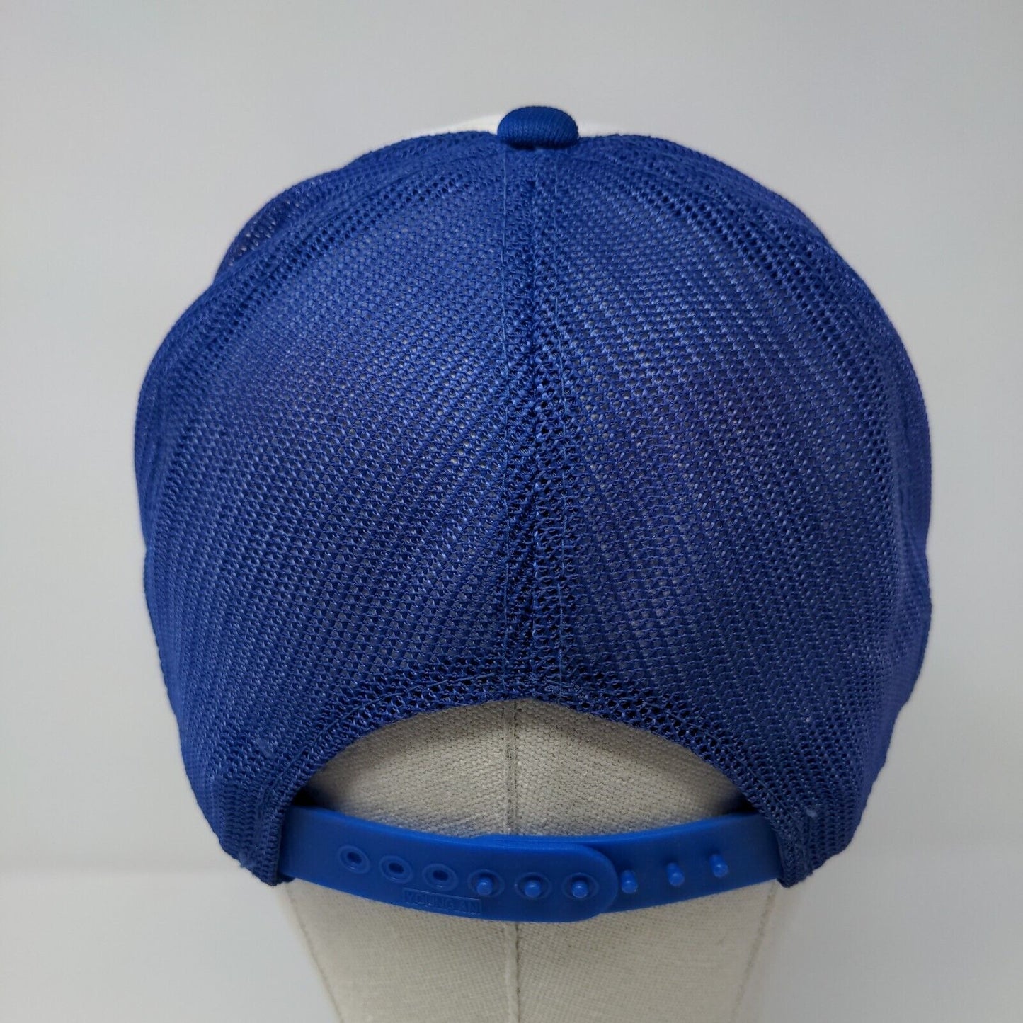 Big Boys Toys Pocatello Idaho Snapback Trucker Hat Blue OSFA Mesh Back Polyester