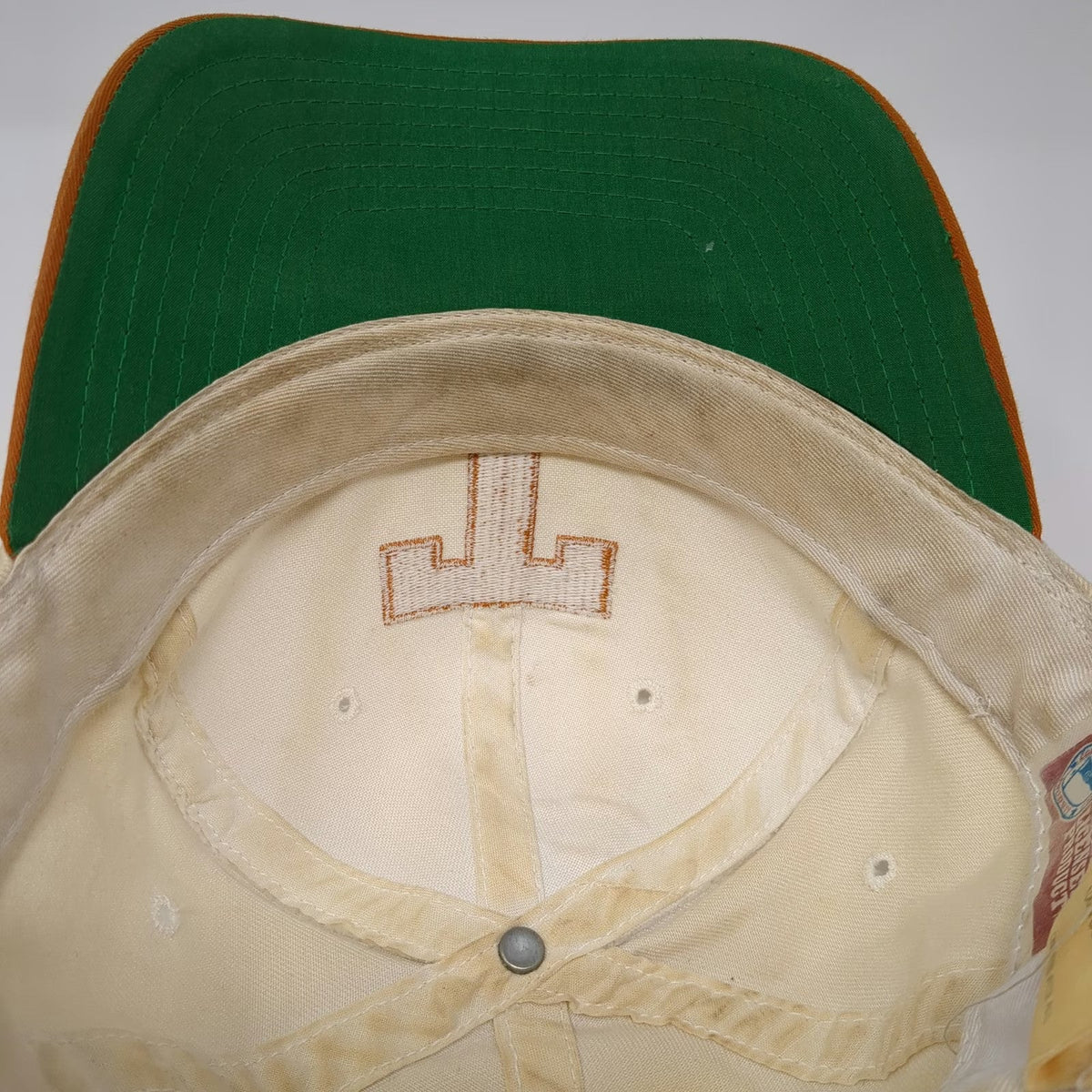 Annco Tennessee Volunteers NCAA Hat White Orange One Size Snapback Green Brim
