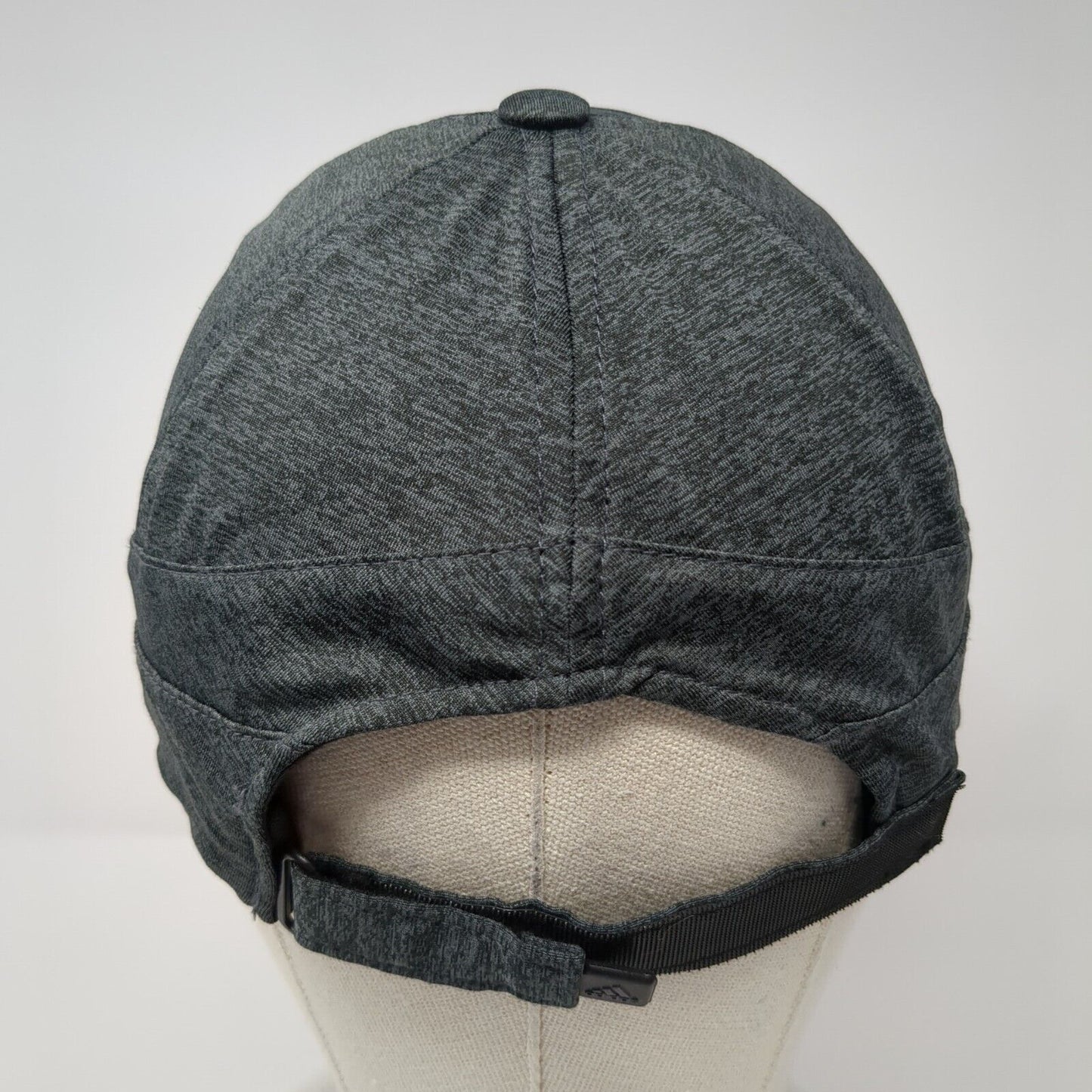 Adidas Spell Out Strapback Hat Gray One Size Adjustable Climalite