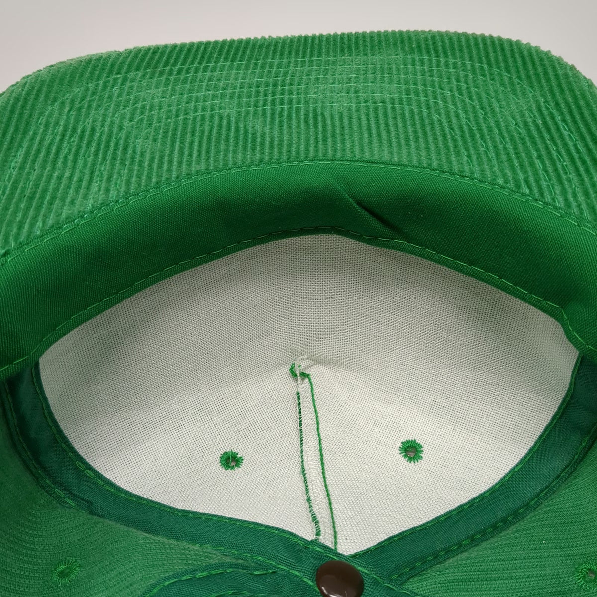 MMB Headwear 5 Panel Green OSFM Corduroy Rope Slideback Richard Nestor Sons hat