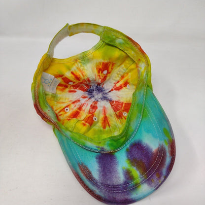 Rabbit Skins Toddler Strapback Hat Multicolor One Size Tie Dye 6 Panel Cotton