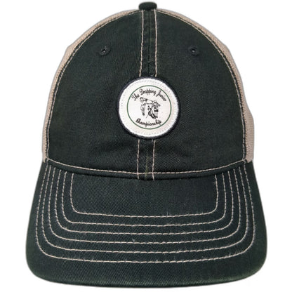 Ahead Trucker Hat Black One Size Dropping Junior Championship Golf Mesh Back
