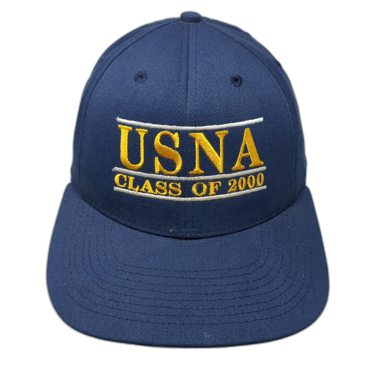 US Naval Academy Snapback Blue One Size Hat USNA Class of 2000 Made in USA