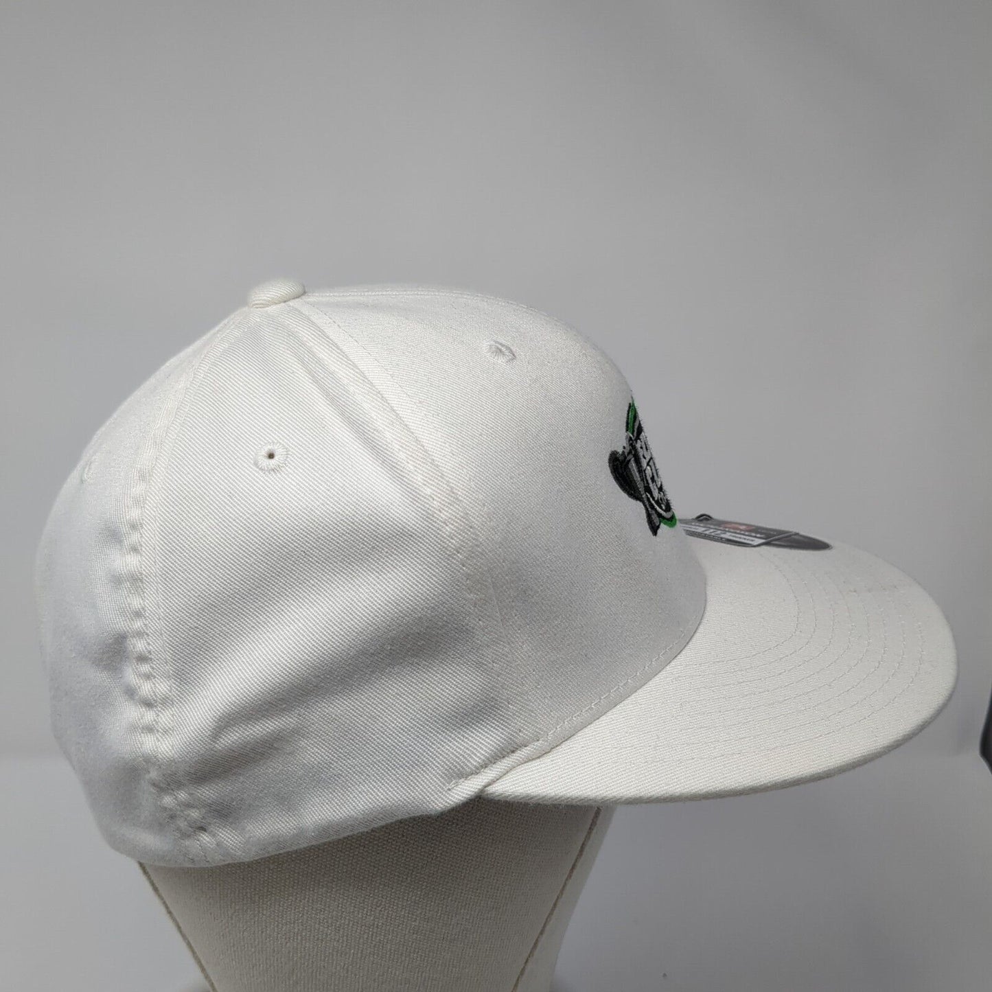 Edge Cup Champions 2021 Fitted Hat White L-XL Stretch Flexfit Flat Bill