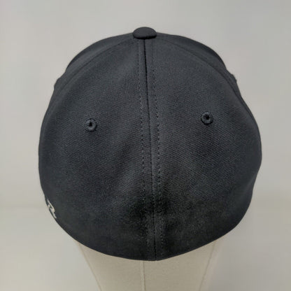 Richardson Men's Fitted Hat Black Size S-M Embroidered B Logo PTS 20