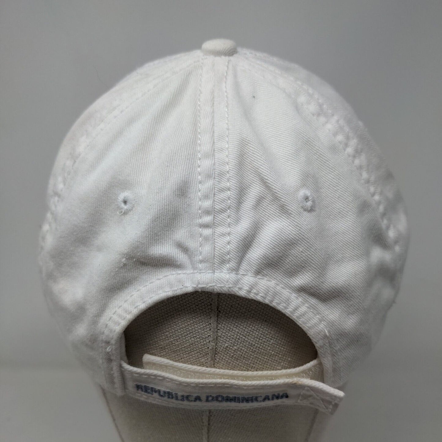 Marina Cap Cana Republica Dominicana Strapback Hat White OSFM Embroidered