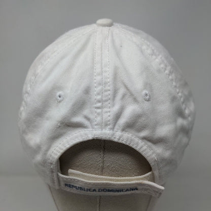 Marina Cap Cana Republica Dominicana Strapback Hat White OSFM Embroidered