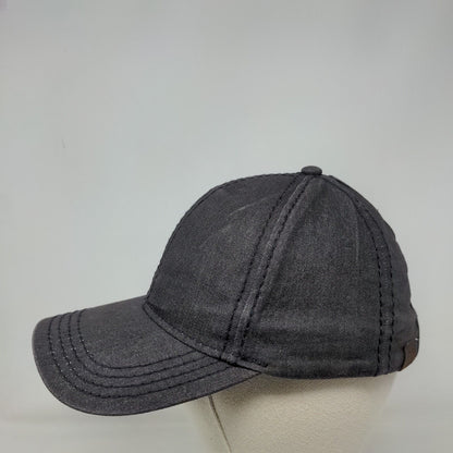 C.C Exclusives Strapback Hat Ponytail Gray One Size Adjustable Blank