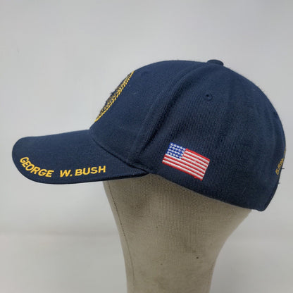 George W. Bush 55th Presidential Inauguration Men's Strapback Hat Blue OSFA VTG