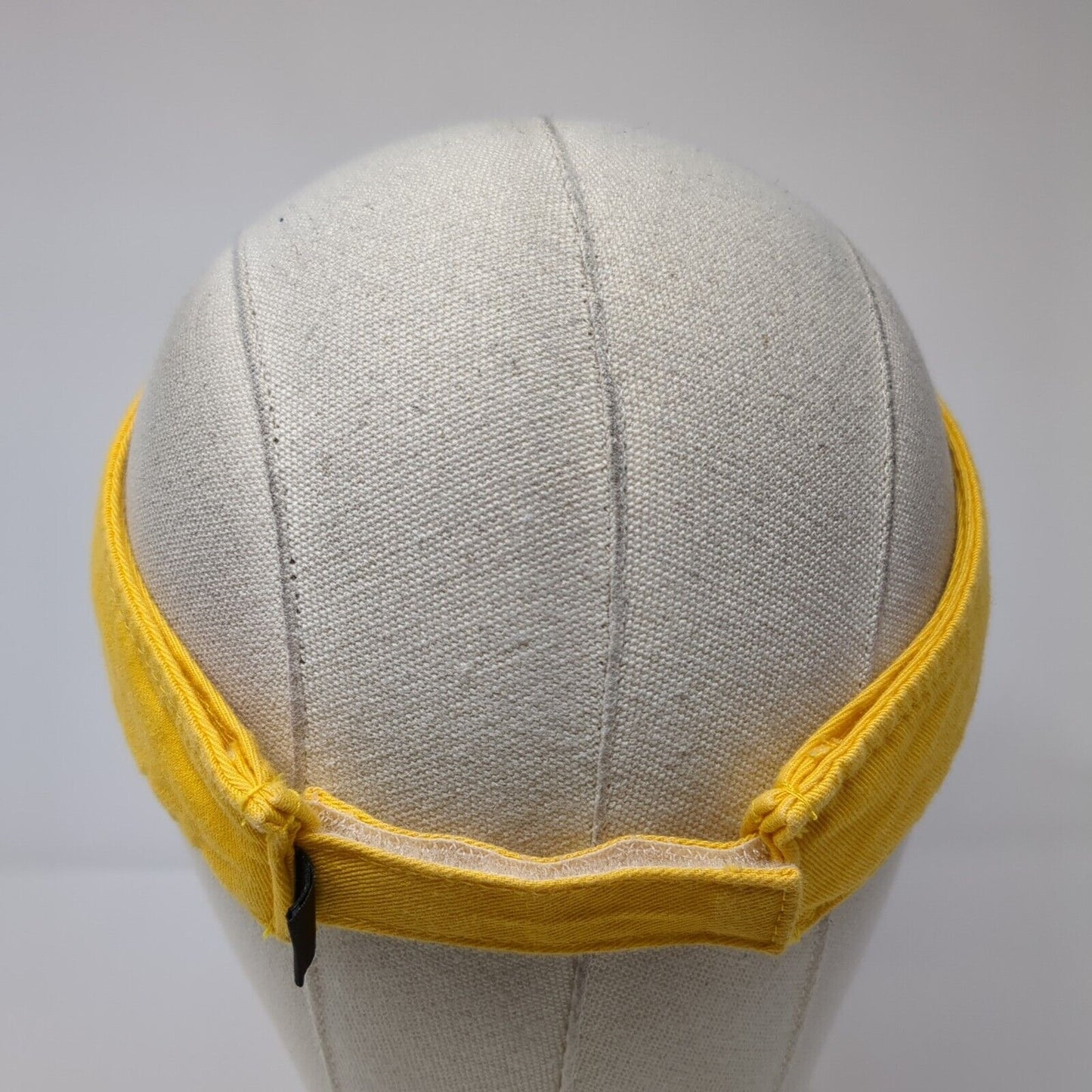 Letter O Strapback Sunvisor Hat Yellow OS Adjustable Embroidered Richardson