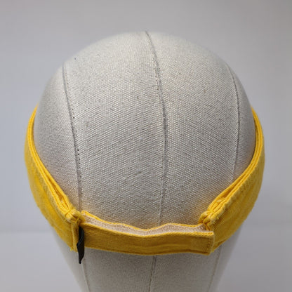 Letter O Strapback Sunvisor Hat Yellow OS Adjustable Embroidered Richardson