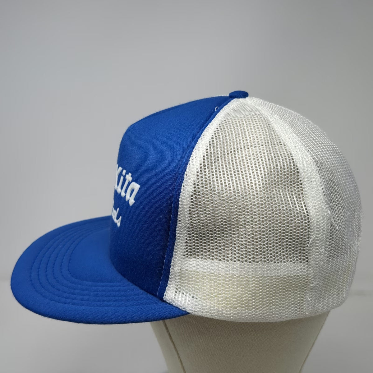 Makita Power Tools Trucker Hat Blue Mesh Back Snapback Foam Front Logo Vintage