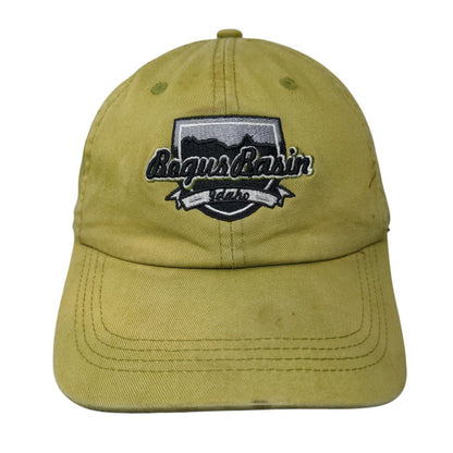 Bogus Basin Idaho Strapback Hat Green OSFA Extreme Fit 6 Panel Ahead