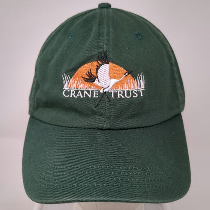 Imperial Baseball Cap Green One Size Crane Trust Embroidered Slideback Hat