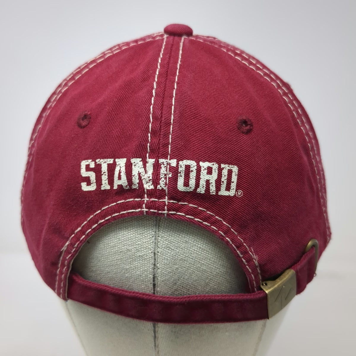 Stanford Cardinal NCAA Zephyr Red One Size Hat Contrast Stitching Slideback Logo