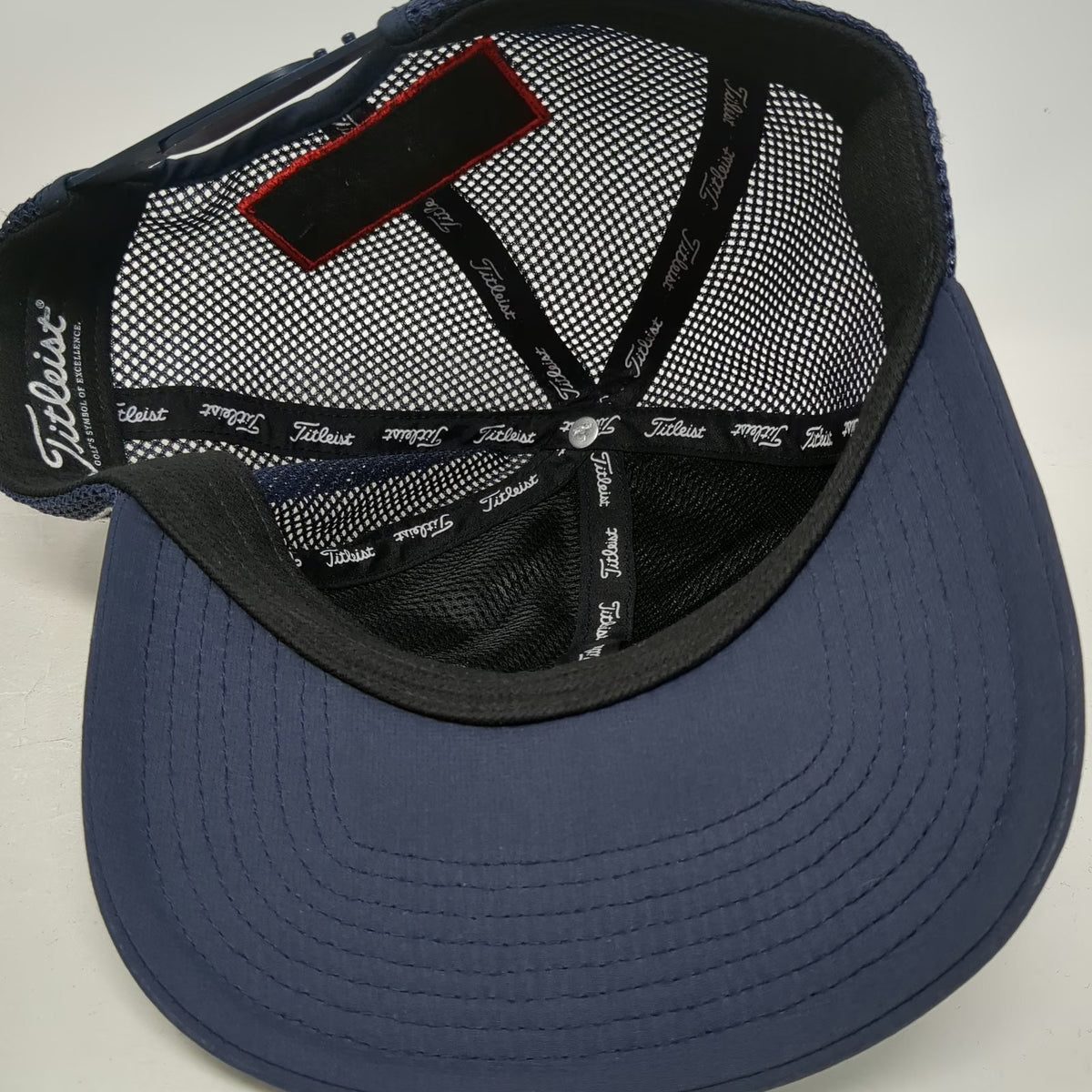 Titleist Trucker Hat Blue White One Size Mesh Back Snapback FJ Pro V1 Golfing