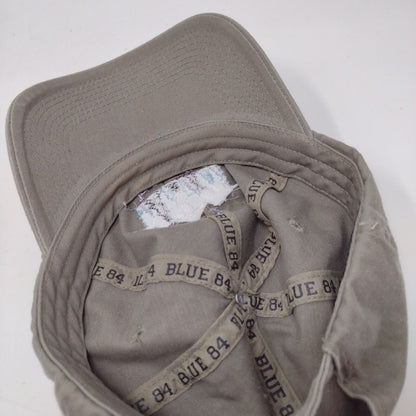 Banff Slideback Hat Gray OSFA Adjustable Embroidered 6 Panel Blue 84