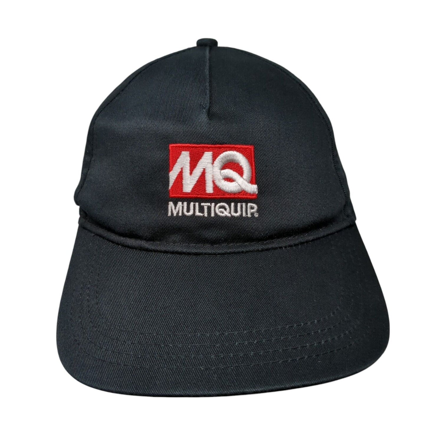 MQ Multiquip Snapback Hat Black OSFA Adjustable Embroidered Elevate