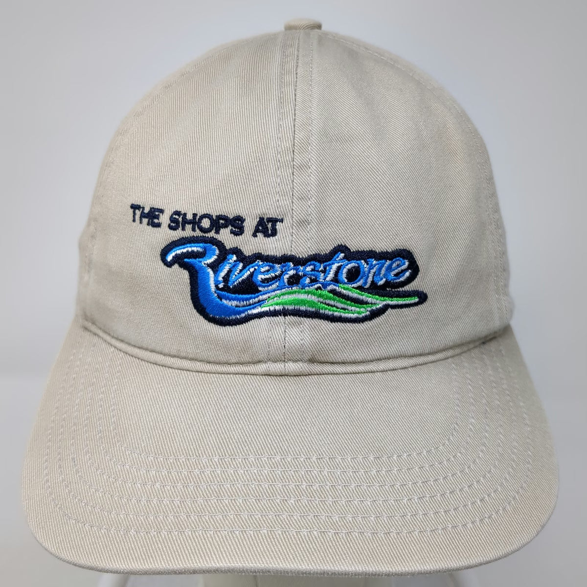 Richardson Baseball Cap Beige One Size Shops at Riverstone Slideback Logo Hat