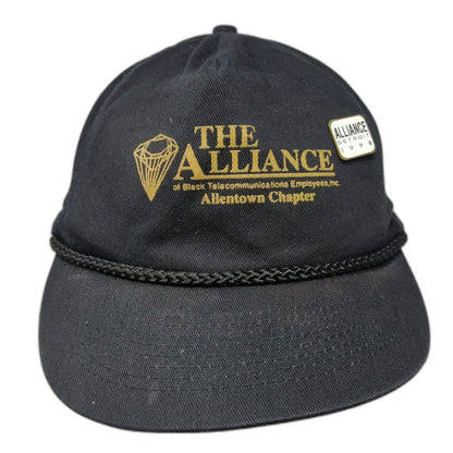 T. I. 5 Panel Black Hat One Size Snapback Rope The Alliance Allentown Detroit
