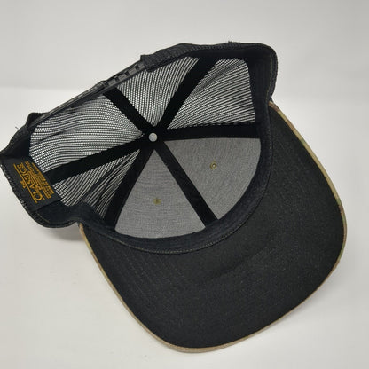 The Classics Yupoong Snapback Trucker Hat Camouflage One Size Mesh Back