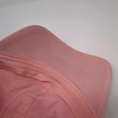 Unbranded Strapback Hat Pink One Size Solid Adjustable Outdoor Blank