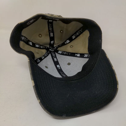New Era Men's Fitted Hat Camo Size M-L Embroidered Tampa Bay Rays MLB 39Thirty