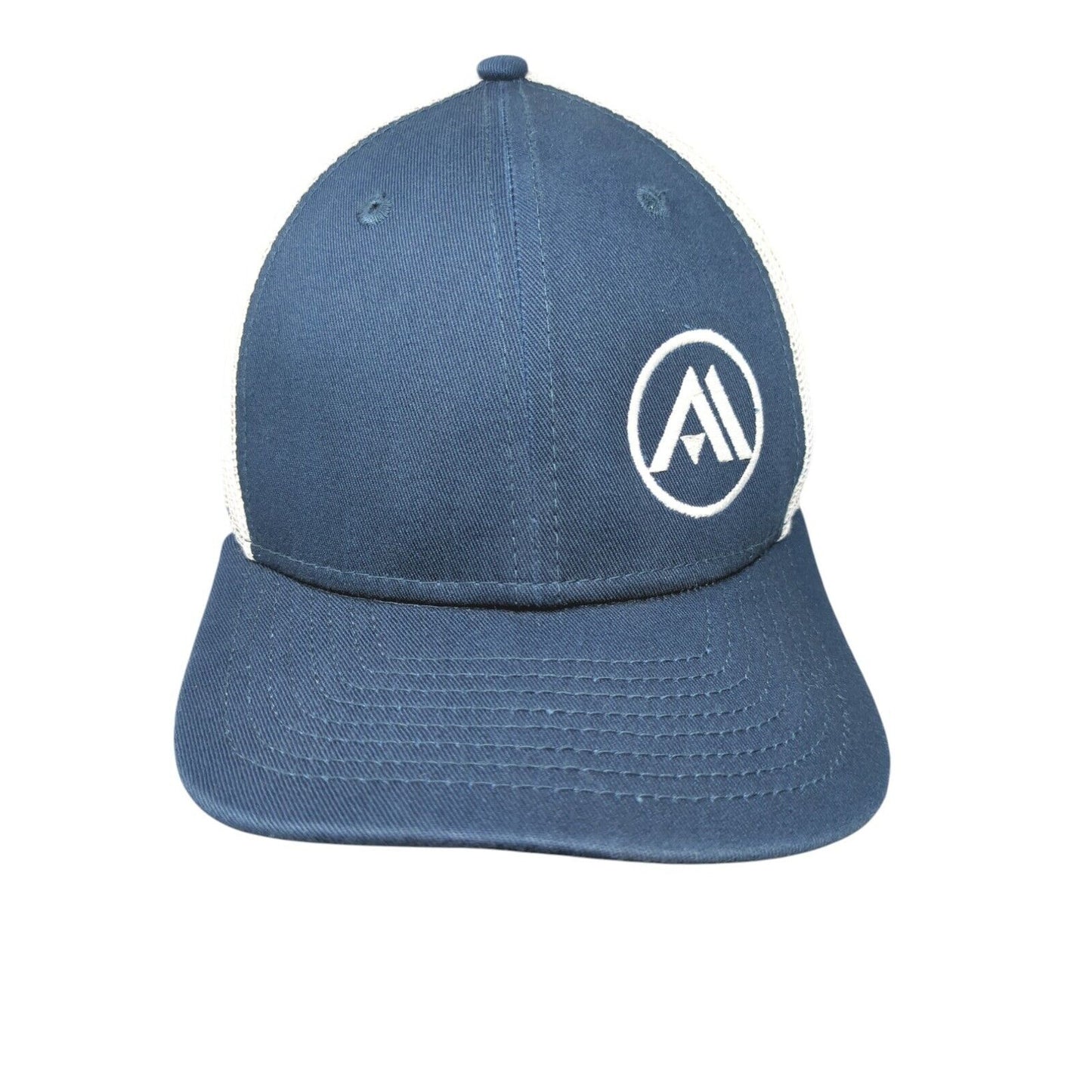 New Era Snapback Mesh Back Trucker Hat Blue One Size Inspire Hope