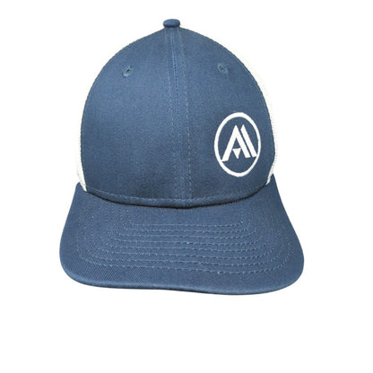 New Era Snapback Mesh Back Trucker Hat Blue One Size Inspire Hope