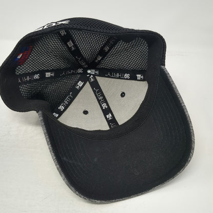 Chicago White Sox MLB New Era Baseball Cap Gray M 39THIRTY Stretch Fit Mesh Hat