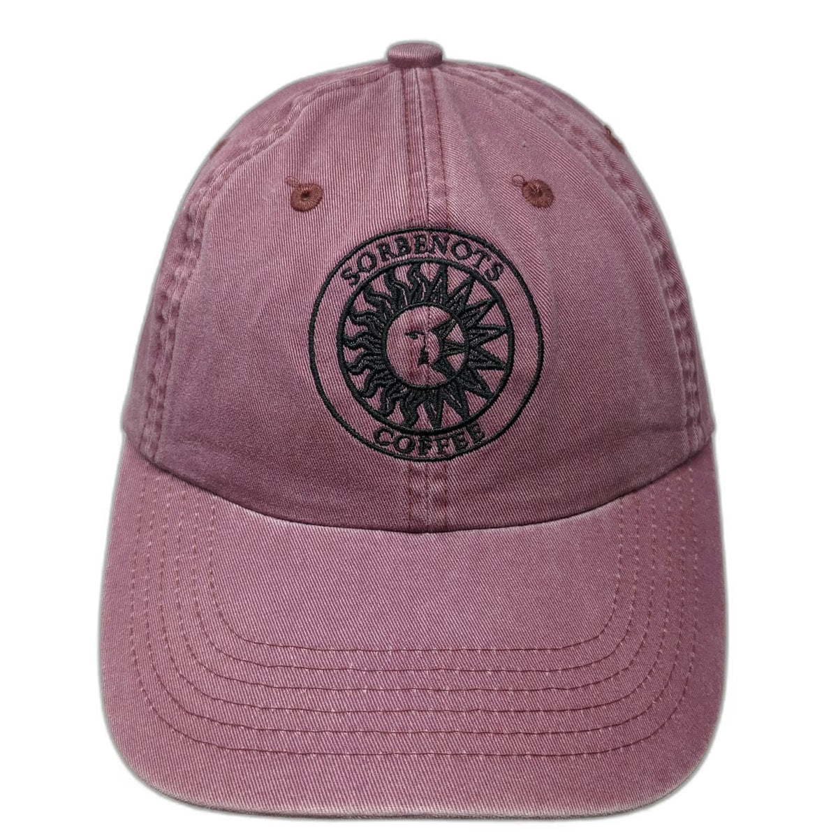 Port Authority Baseball Cap Red One Size Sorbenots Coffee Sun Logo Cotton Hat