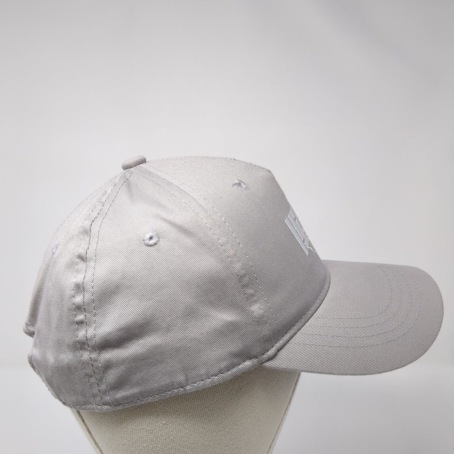 McMillen Jacobs Associates Snapback Hat Gray One Size Solid Adjustable