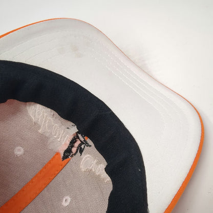 Pukka Falcon Crest Golf Club Baseball Cap Orange White Black M Stretch Fit Hat