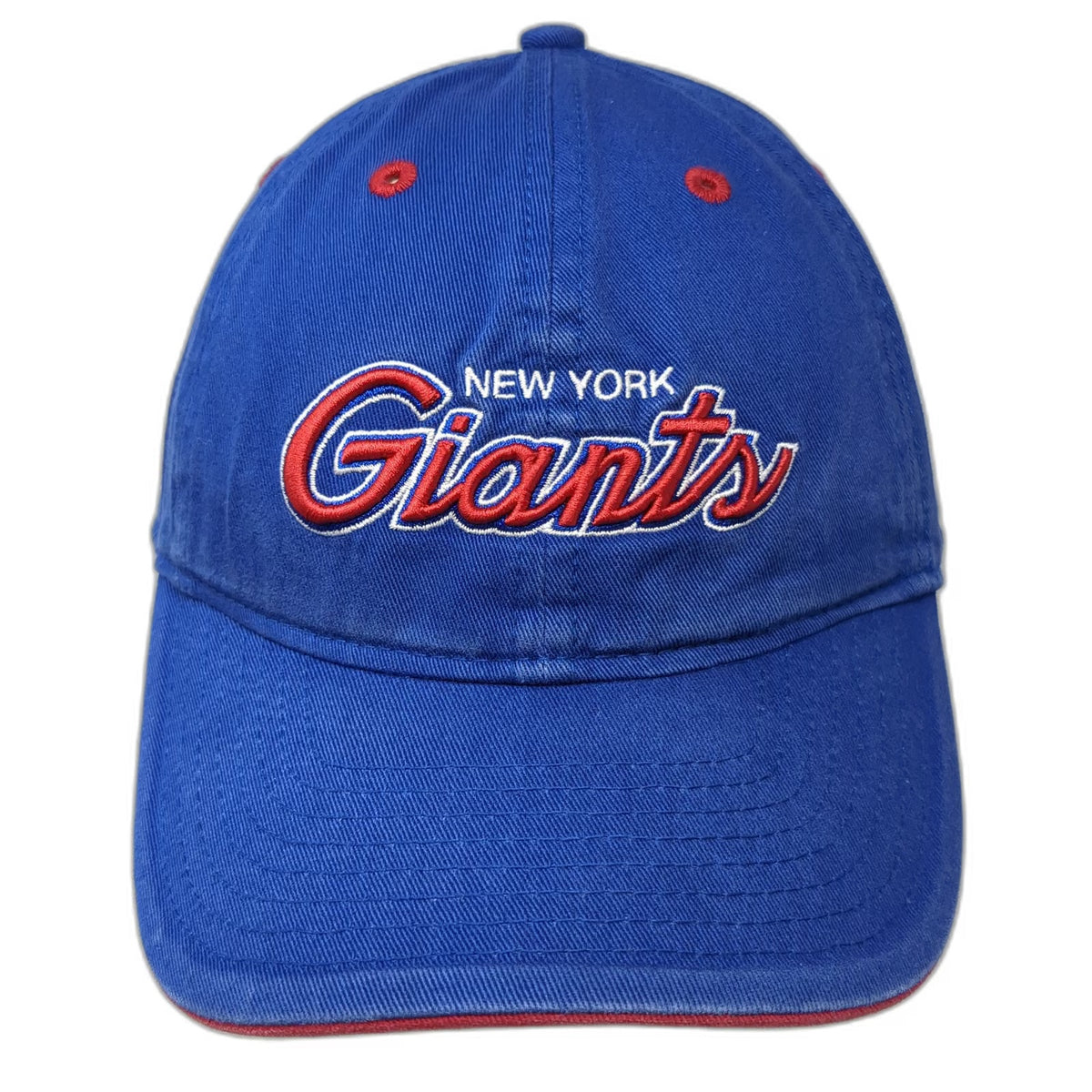 Reebok NFL New York Giants Hat Blue One Size Cap Embroidered Slideback Onfield