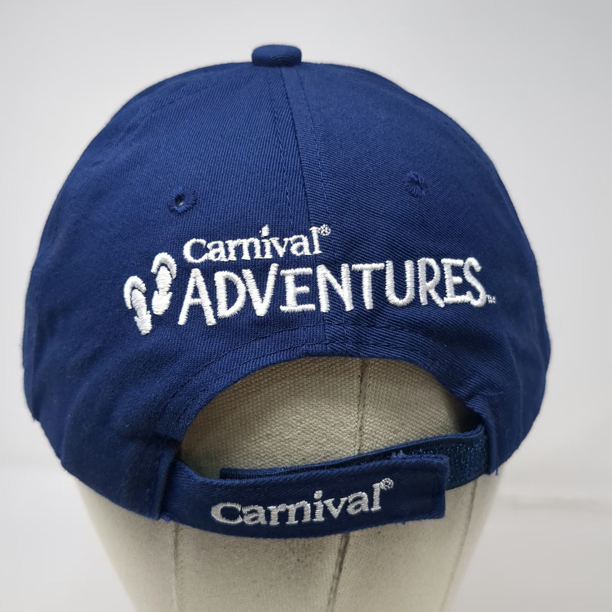 Carnival Baseball Cap Blue Red White One Size Adventures Fun Strapback Hat