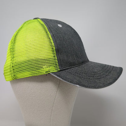 360 Apparel Kenworth Sales Gray Yellow OSFM Baseball Cap Mesh Hat Trucker Flag